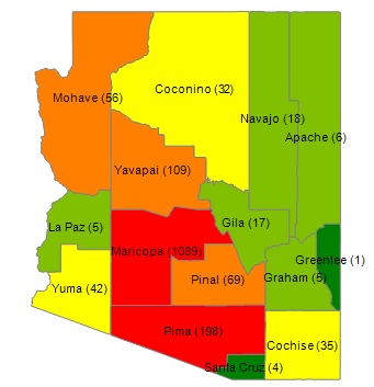 Licenses by County | Arizona Registrar of Contractors