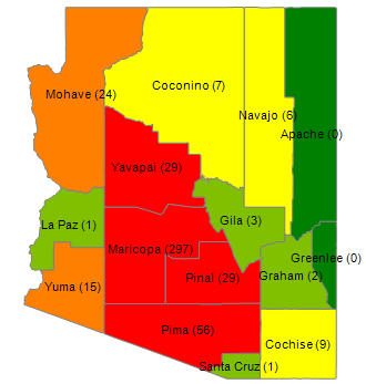 New Licenses by County for May 2024