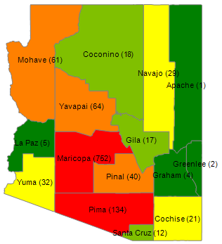 Renewed Licenses by County for November 2024