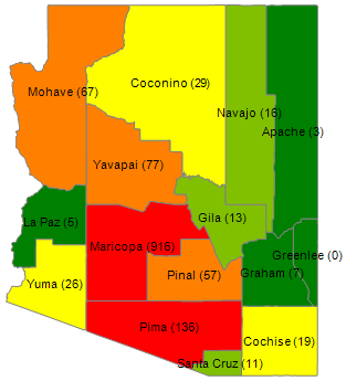 Renewed Licenses by County for December 2024