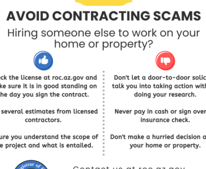 Avoid Contracting Scams